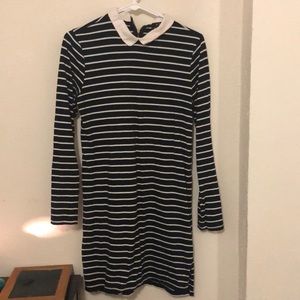 Black and white striped Forever 21 Dress